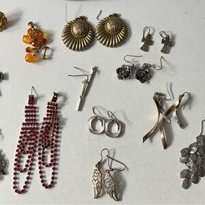 Women's Costume Earrings Lot